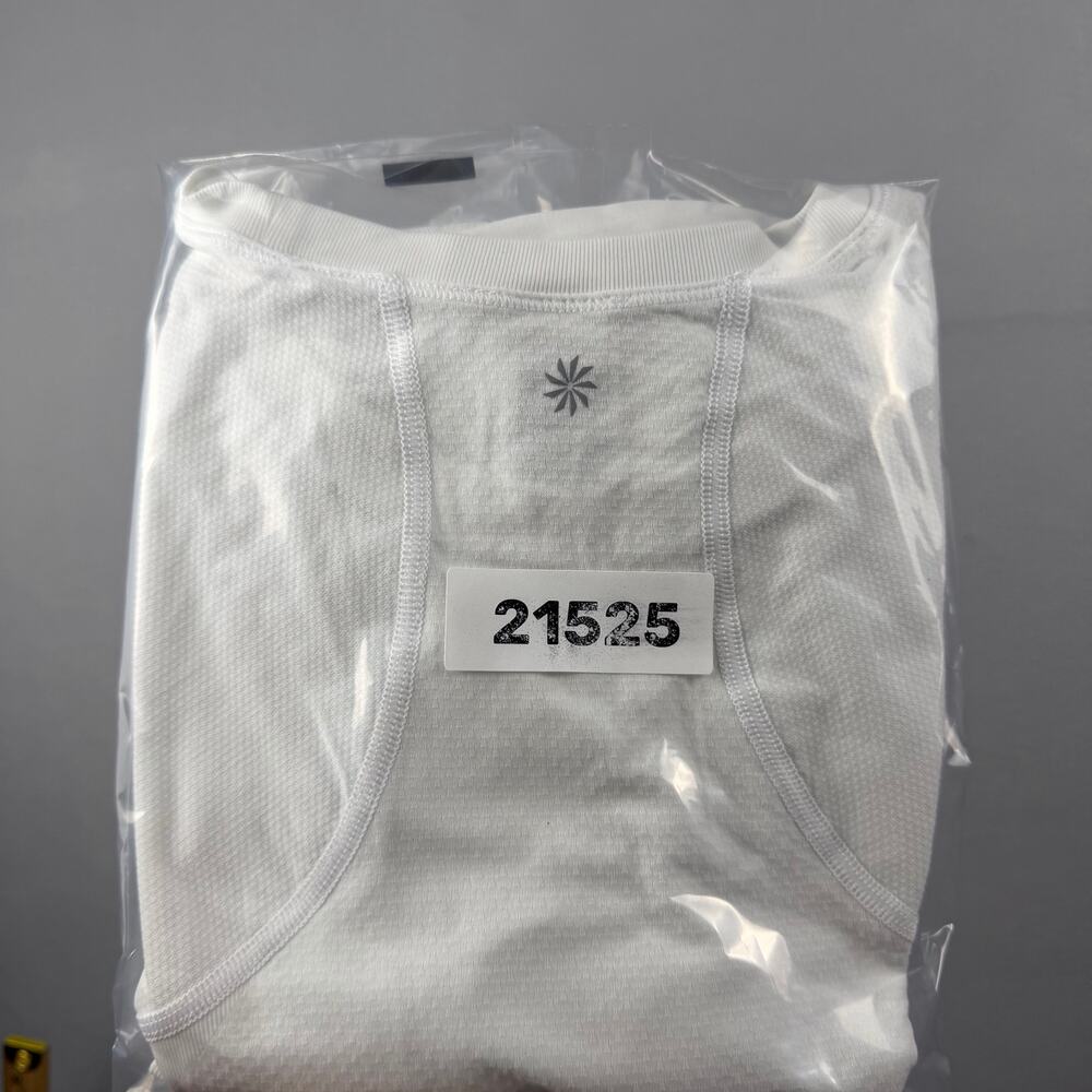 Athleta White Seamless Long Sleeve Active Top Medium - Picture 5 of 5